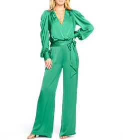 Joss Wide Leg Pant Jewel Green