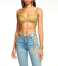 Chantria Crop Top Magical Mesh