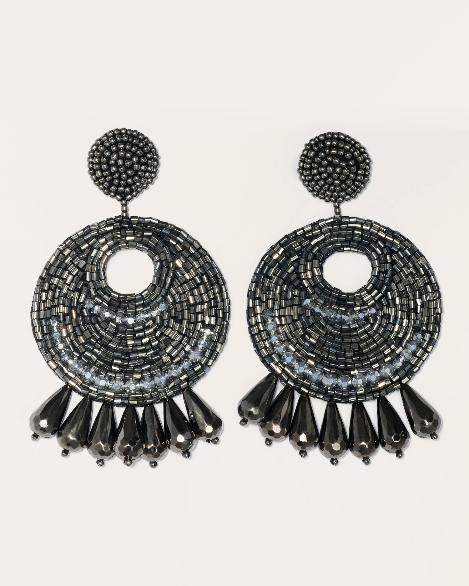 Giselle Beaded Drop Earrings - Image 5