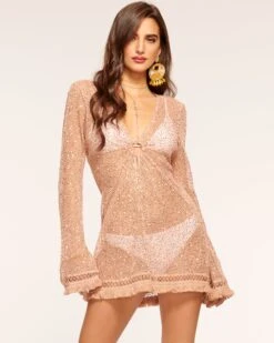 Cassie Crochet Coverup Dress
