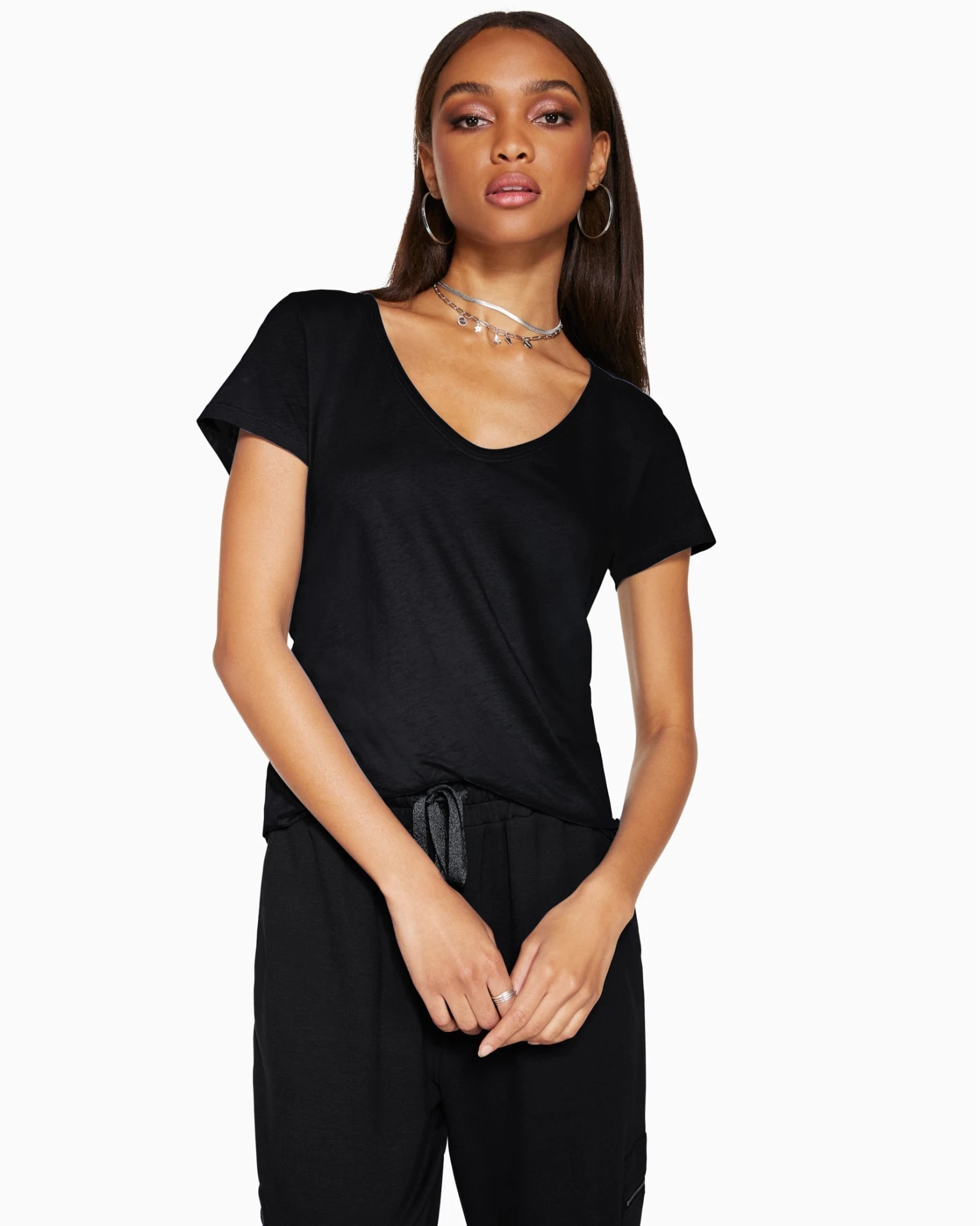 Dani Scoop Neck Tee - Image 4