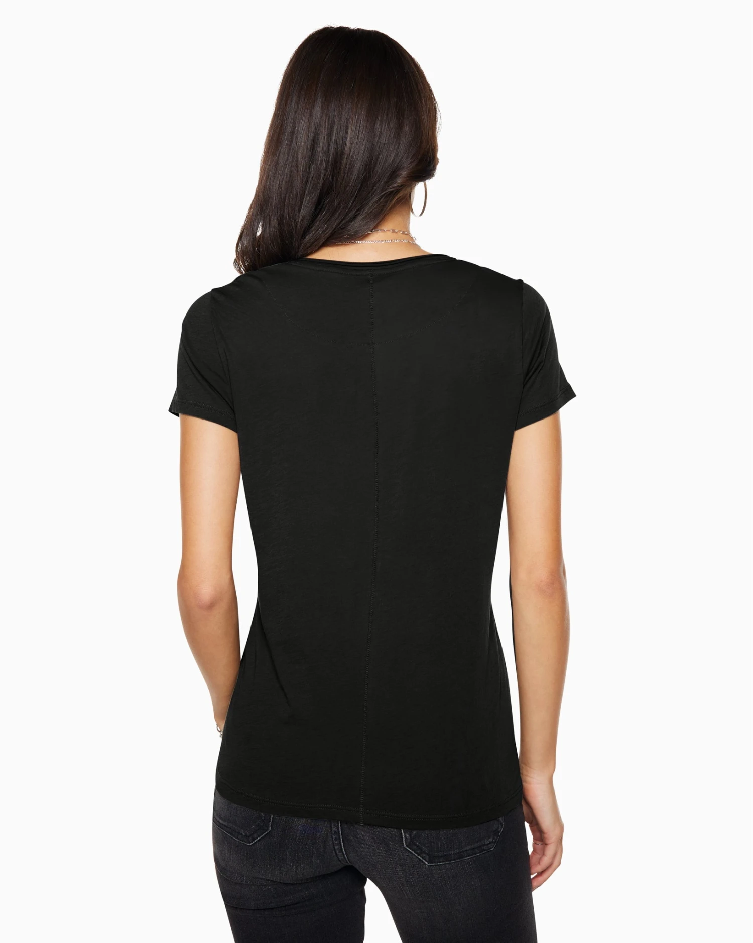 Dani Scoop Neck Tee - Image 2