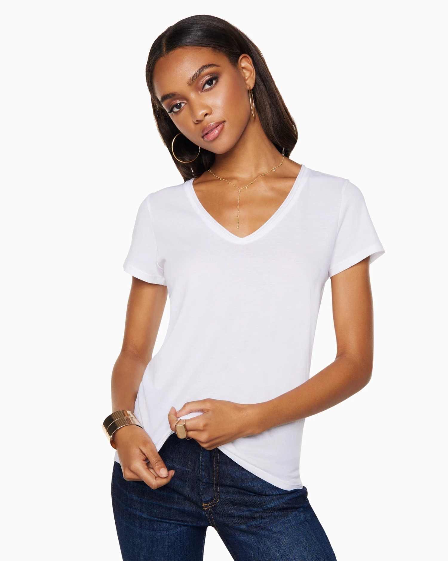 Dani Scoop Neck Tee - Image 5