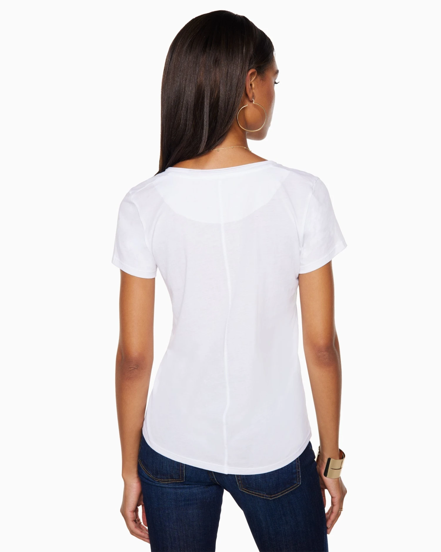 Dani Scoop Neck Tee - Image 6