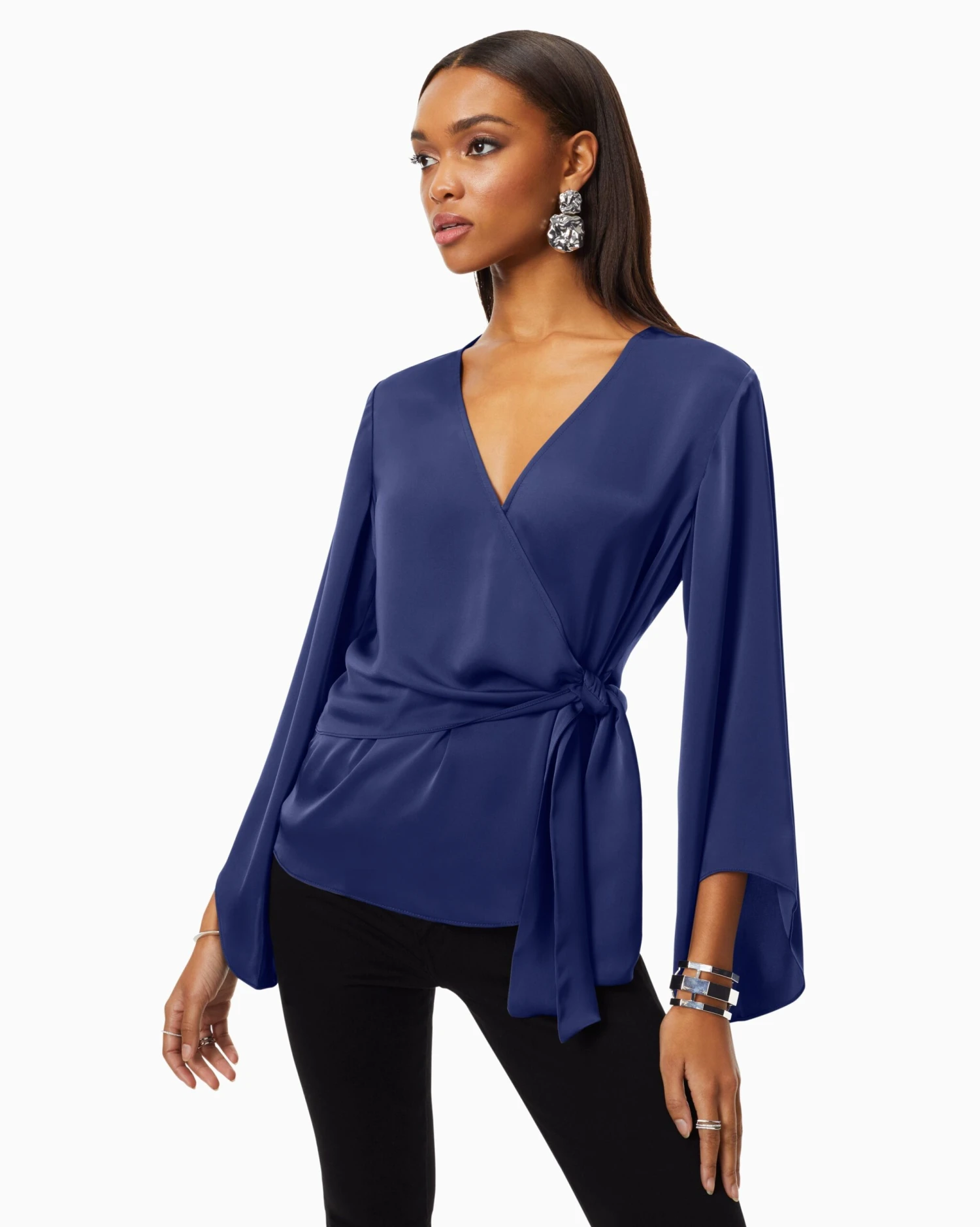 Cassandra Wrap Blouse - Image 16