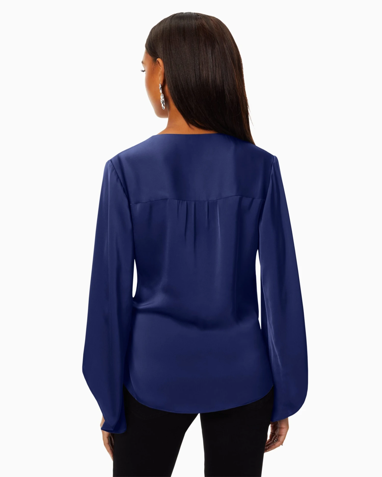 Cassandra Wrap Blouse - Image 17