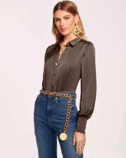 Kayla Button Up Bodysuit