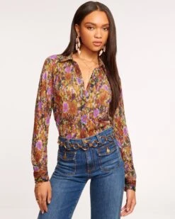 Capucine Button Down Top