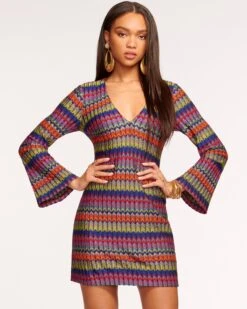 Maya V-Neck Mini Dress