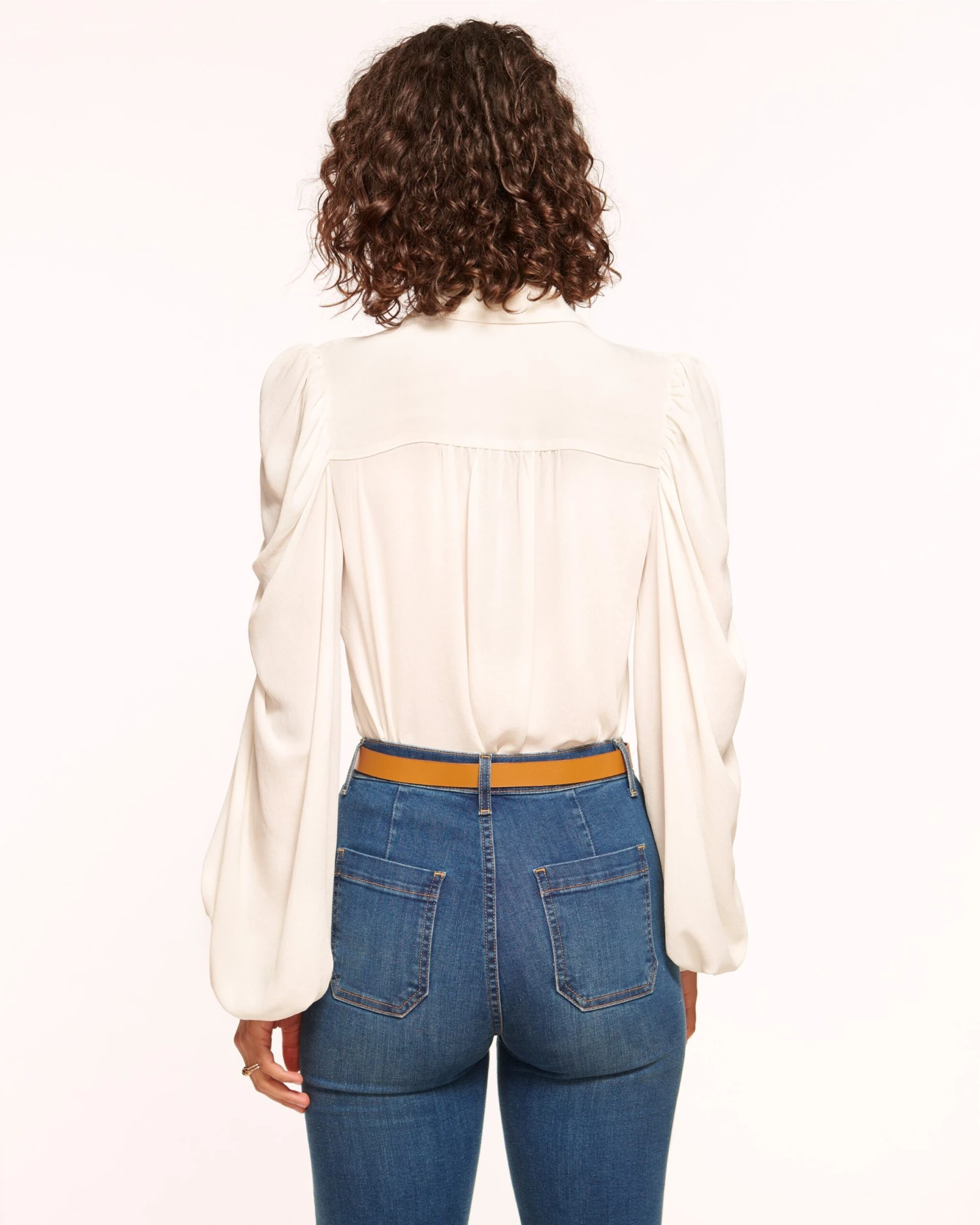 Rose Puff Sleeve Blouse - Image 6