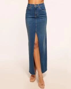 Madalyn Denim Maxi Skirt