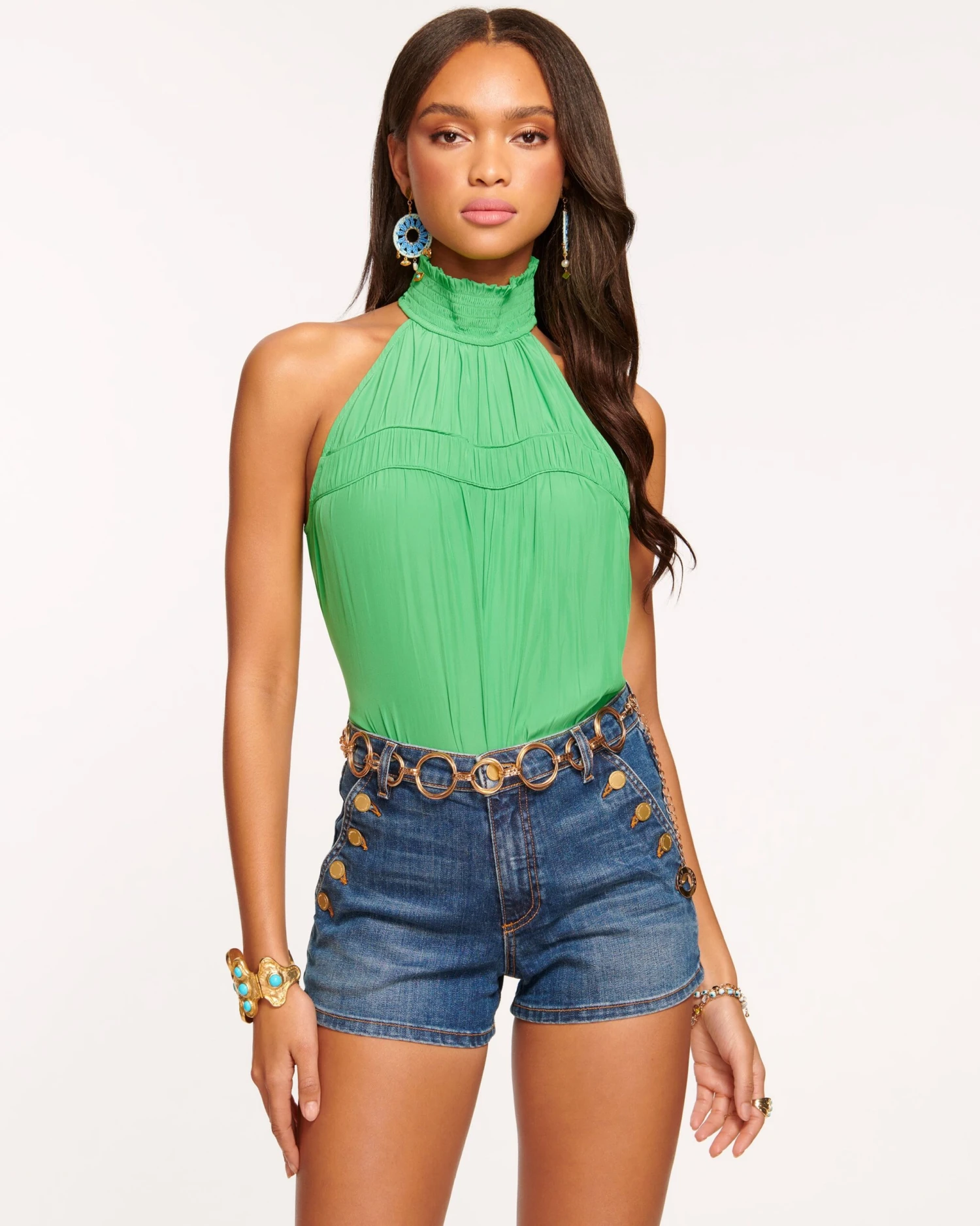 Tim High Neck Tank Top