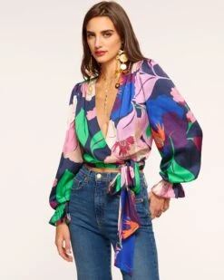 Gabrielle Wrap Top