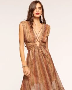 Gale Plunging Maxi Dress