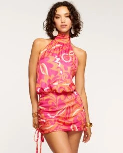 Meena Ruched Mini Dress