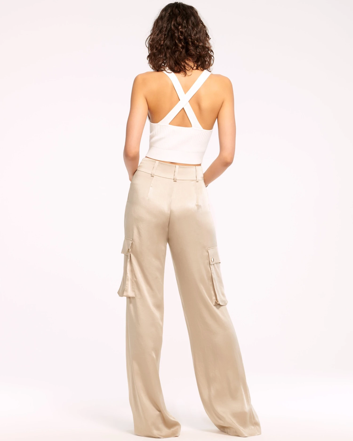 Ari Wide Leg Cargo Pant - Image 4