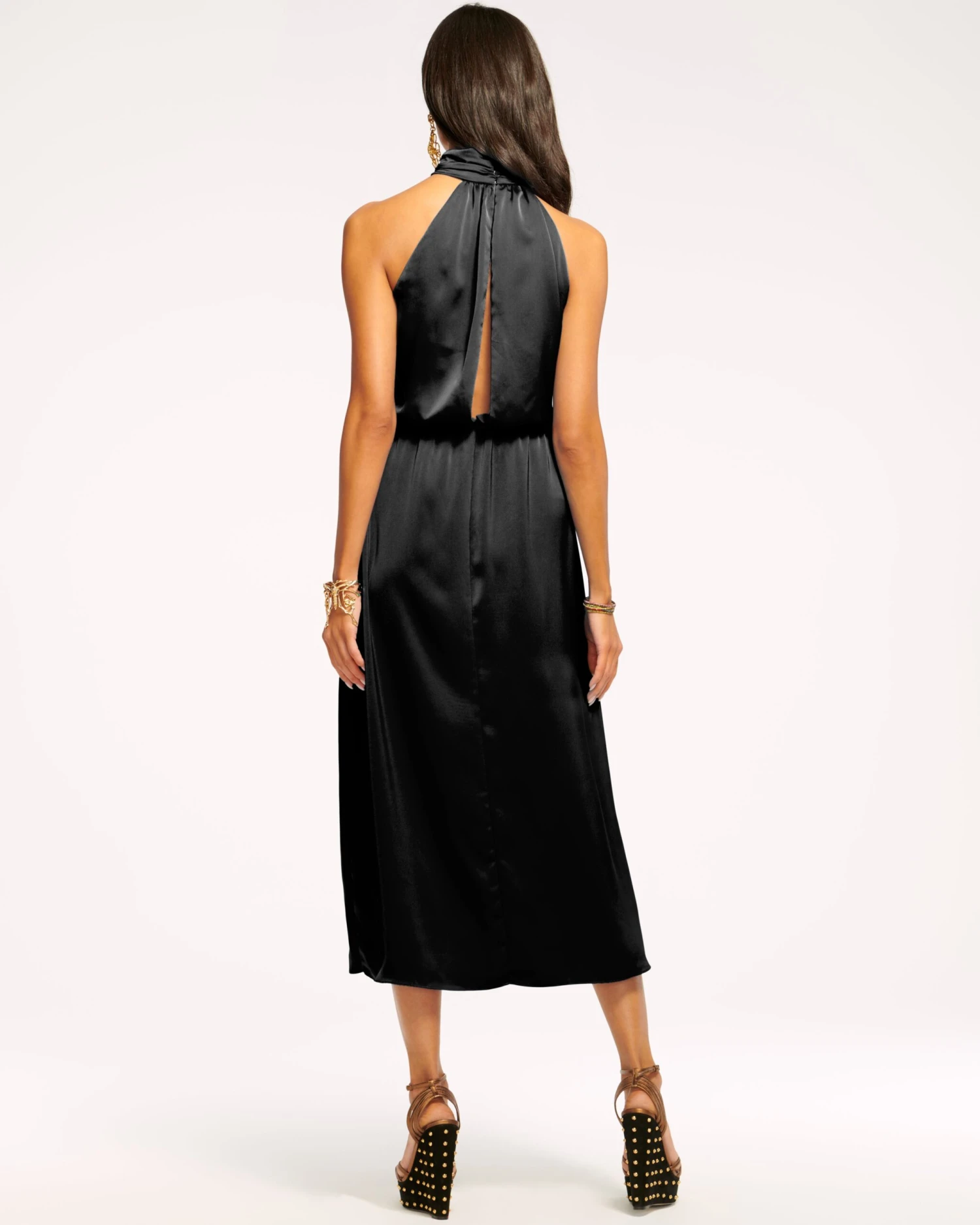 Dakota Halter Midi Dress - Image 4