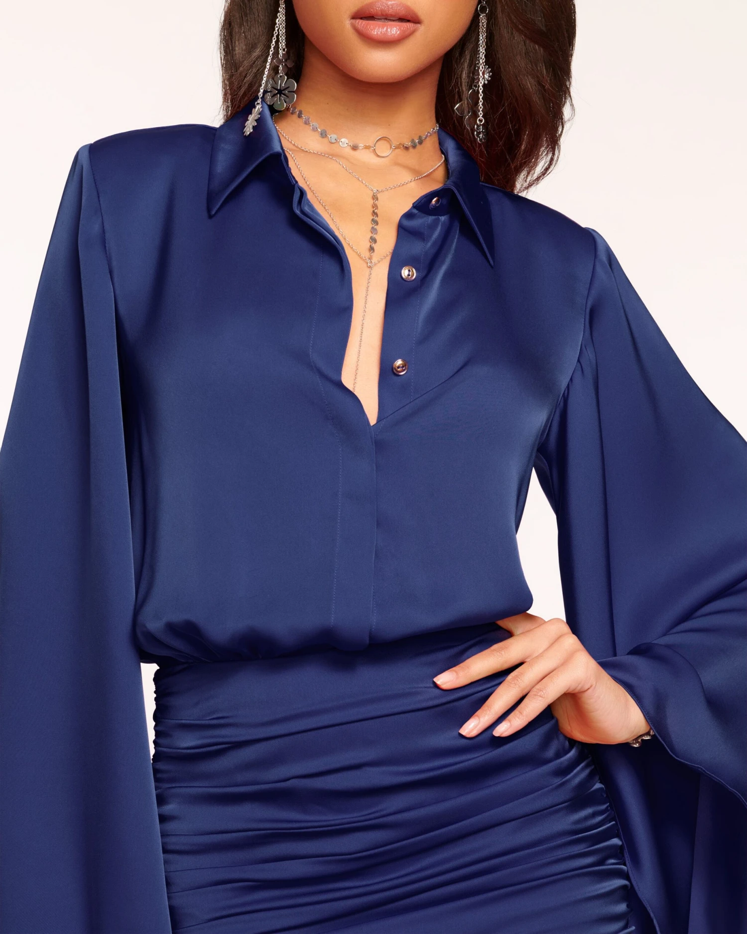 Tara Button Down Mini Dress - Image 11