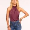 Everleigh High Neck Tank Top