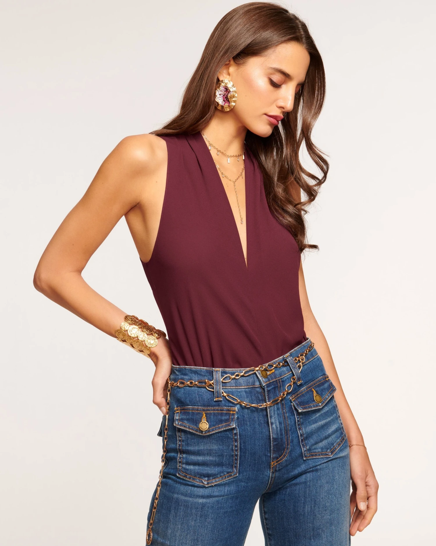 Samantha V-Neck Tank Top