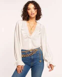 Eloise V-Neck Blouse