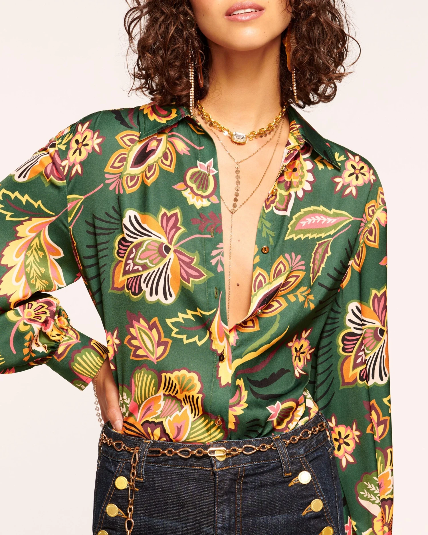 Eliza Button Down Top - Image 2