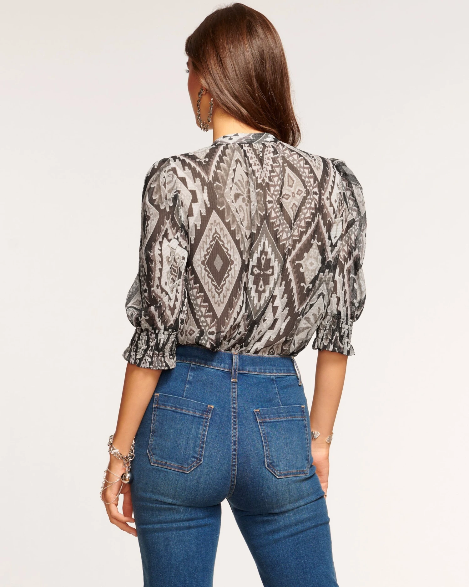 Adalynn Puff Sleeve Blouse - Image 3