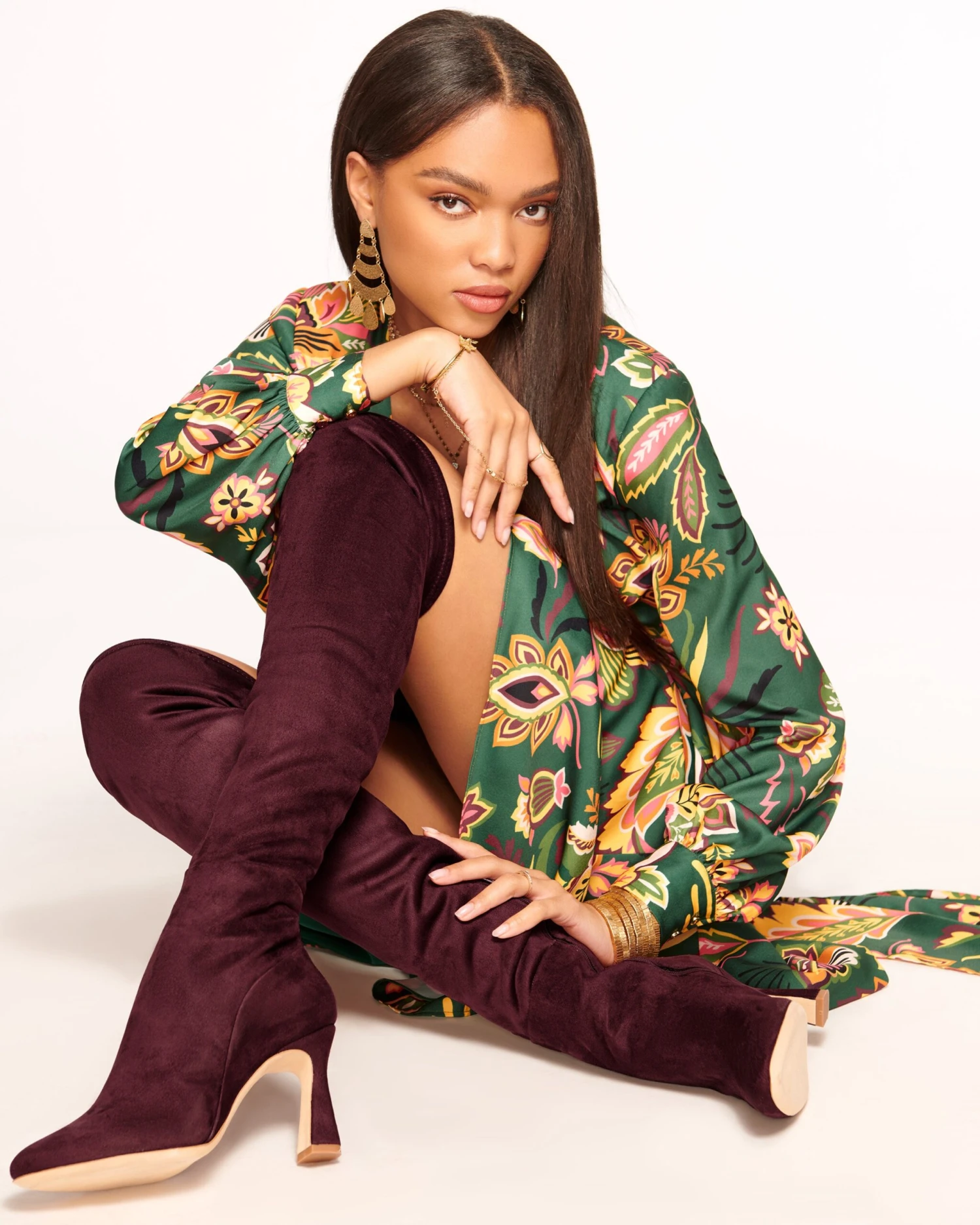 Dara Suede Over-The-Knee Boots - Image 12